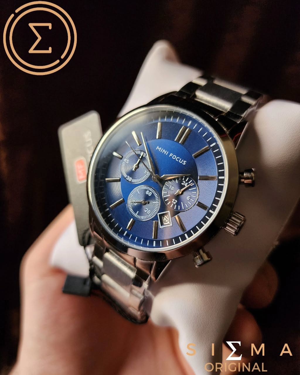 Mini Focus Armani silver