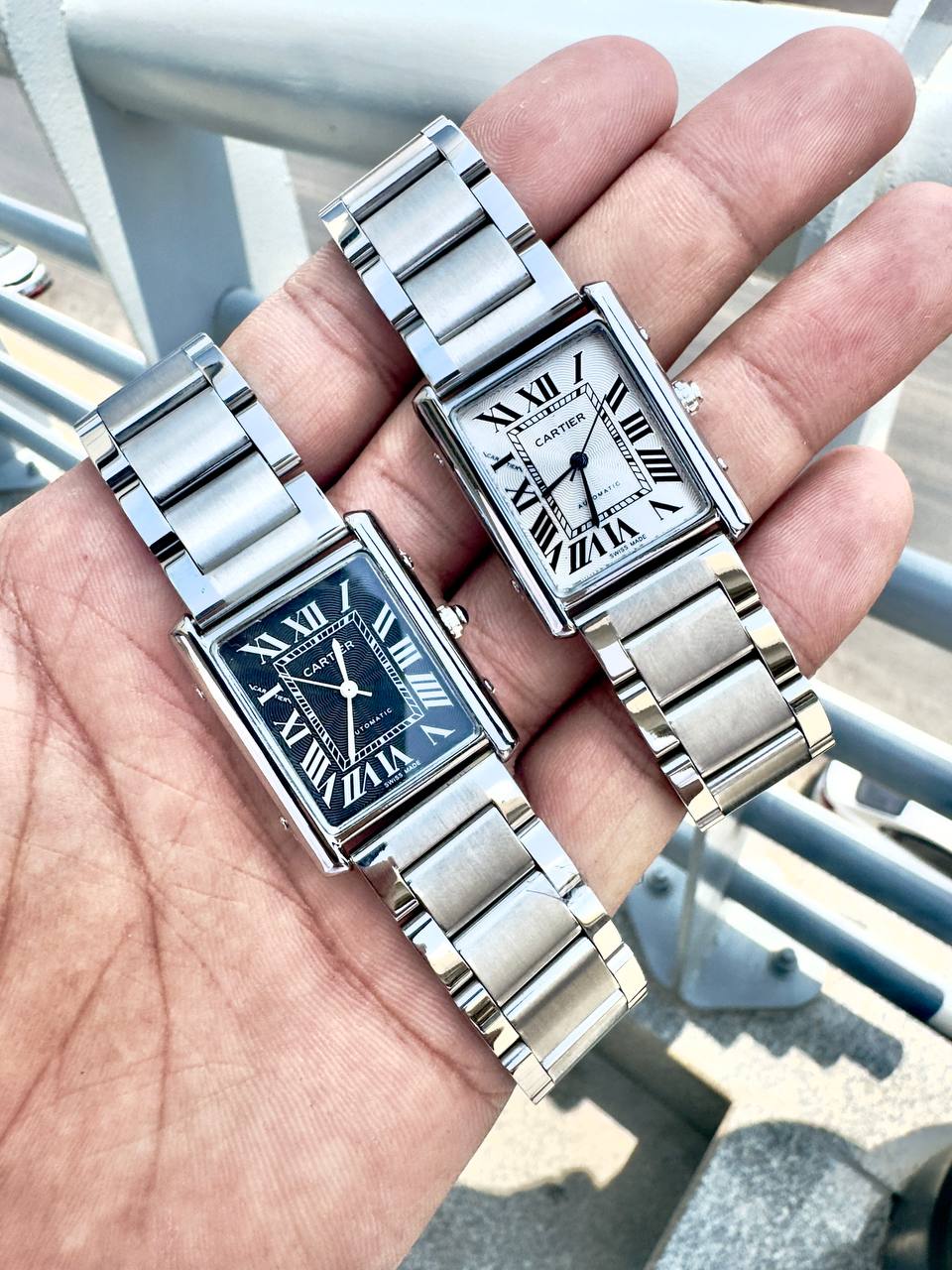 Cartier tank "Metal"