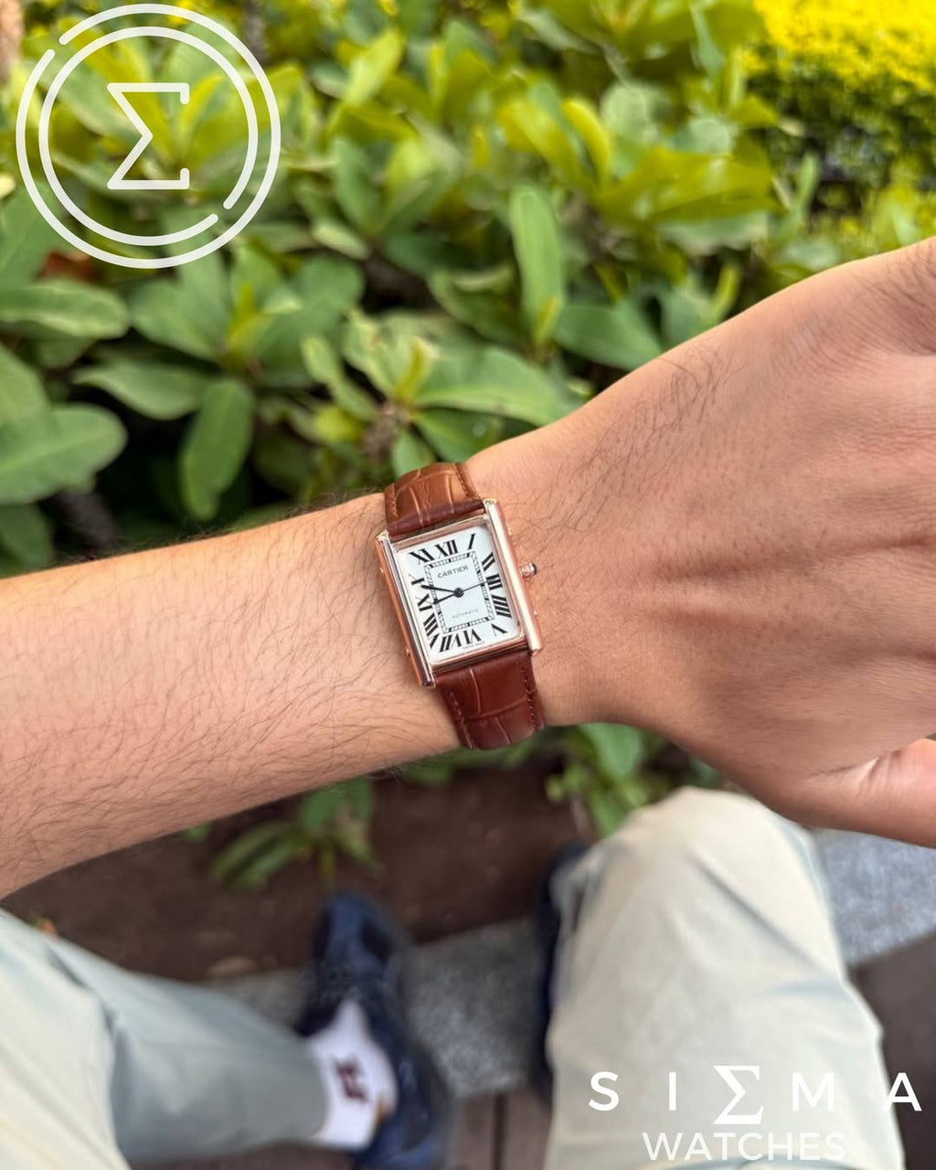 Cartier tank "havan*rose gold"