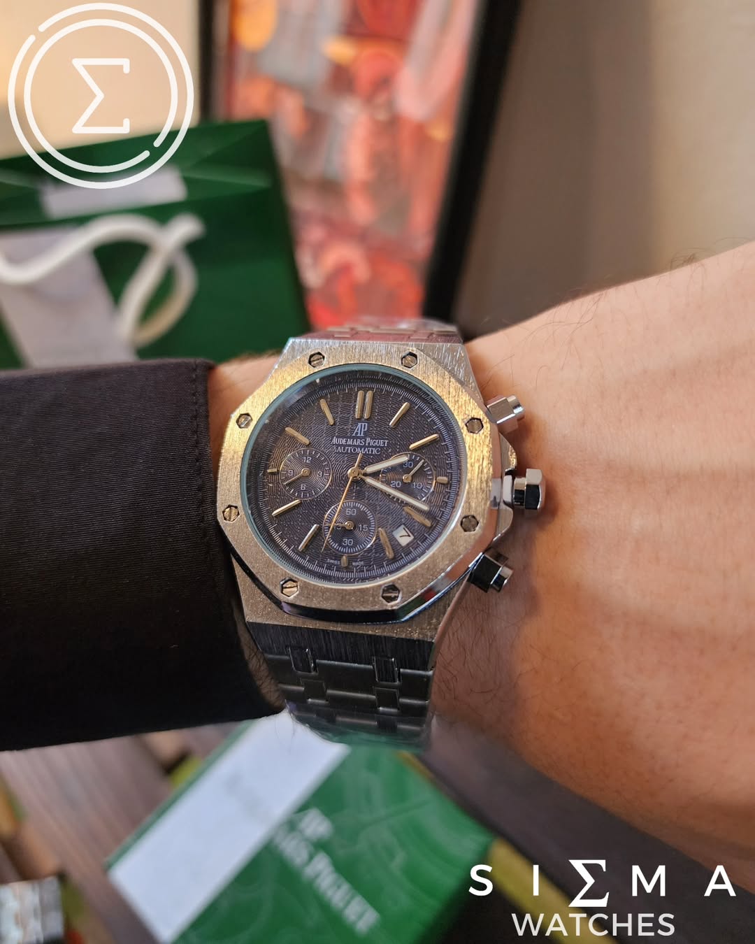 AP royal oak mono "chronograph"