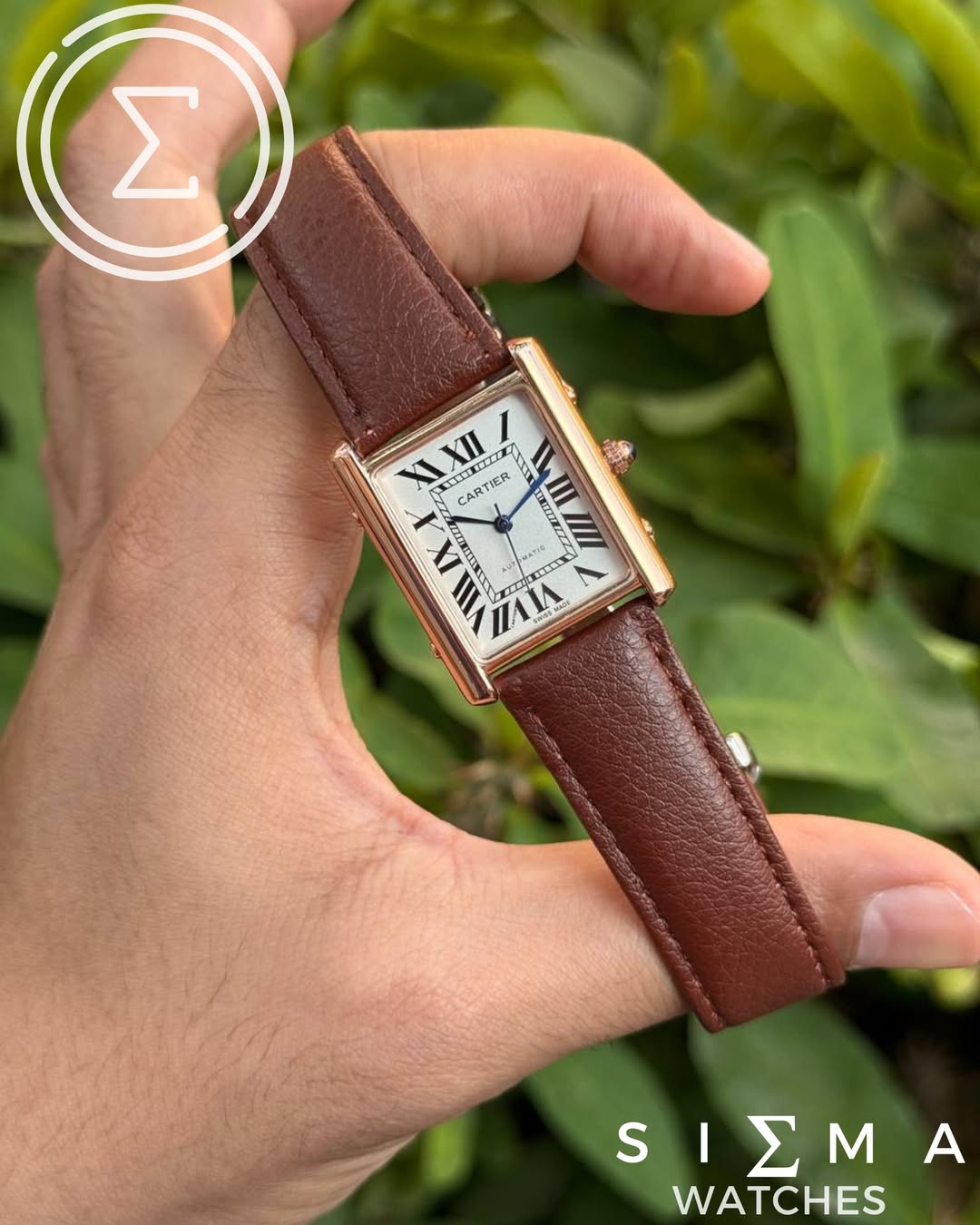 Cartier tank "havan*rose gold"