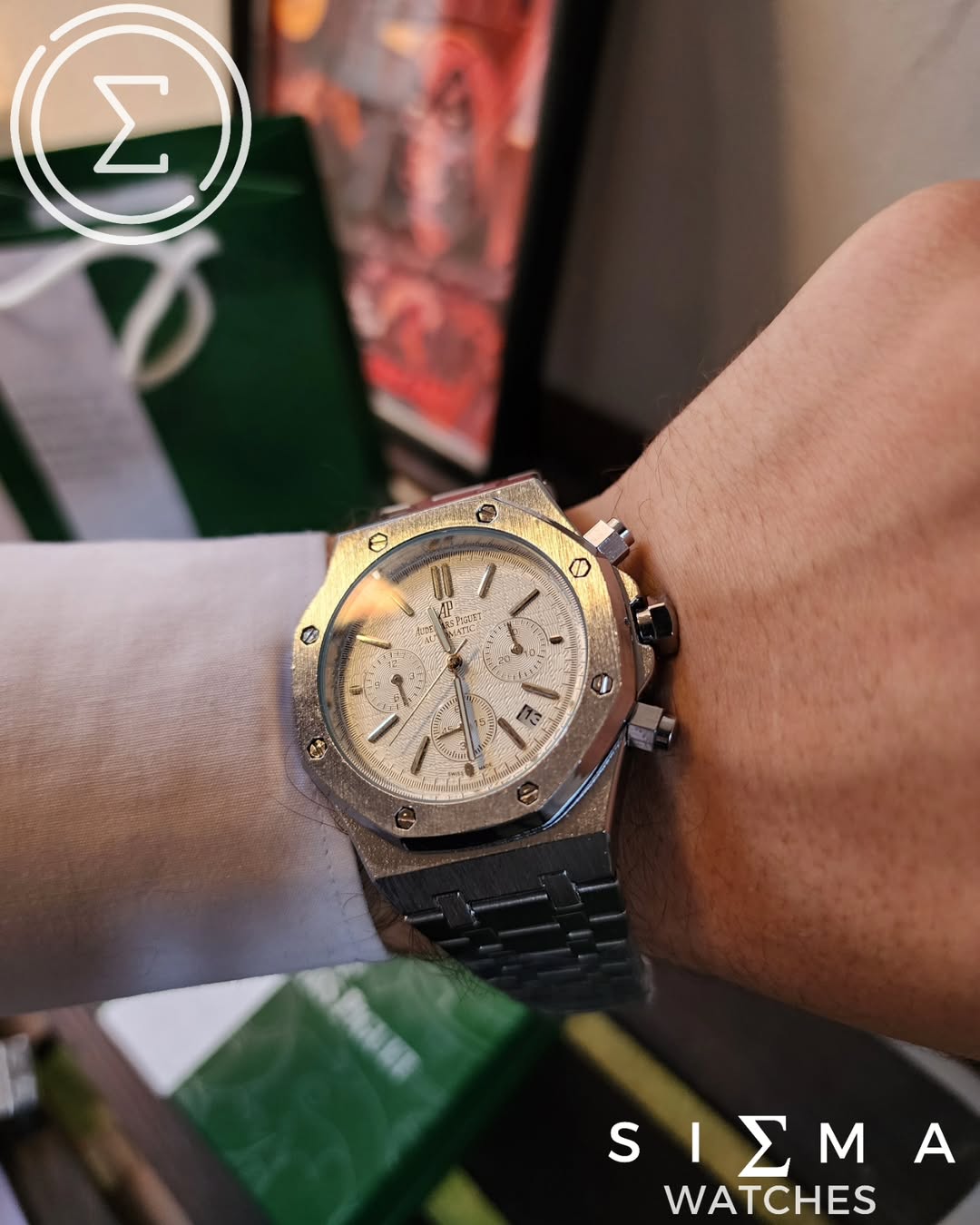AP royal oak mono "chronograph"