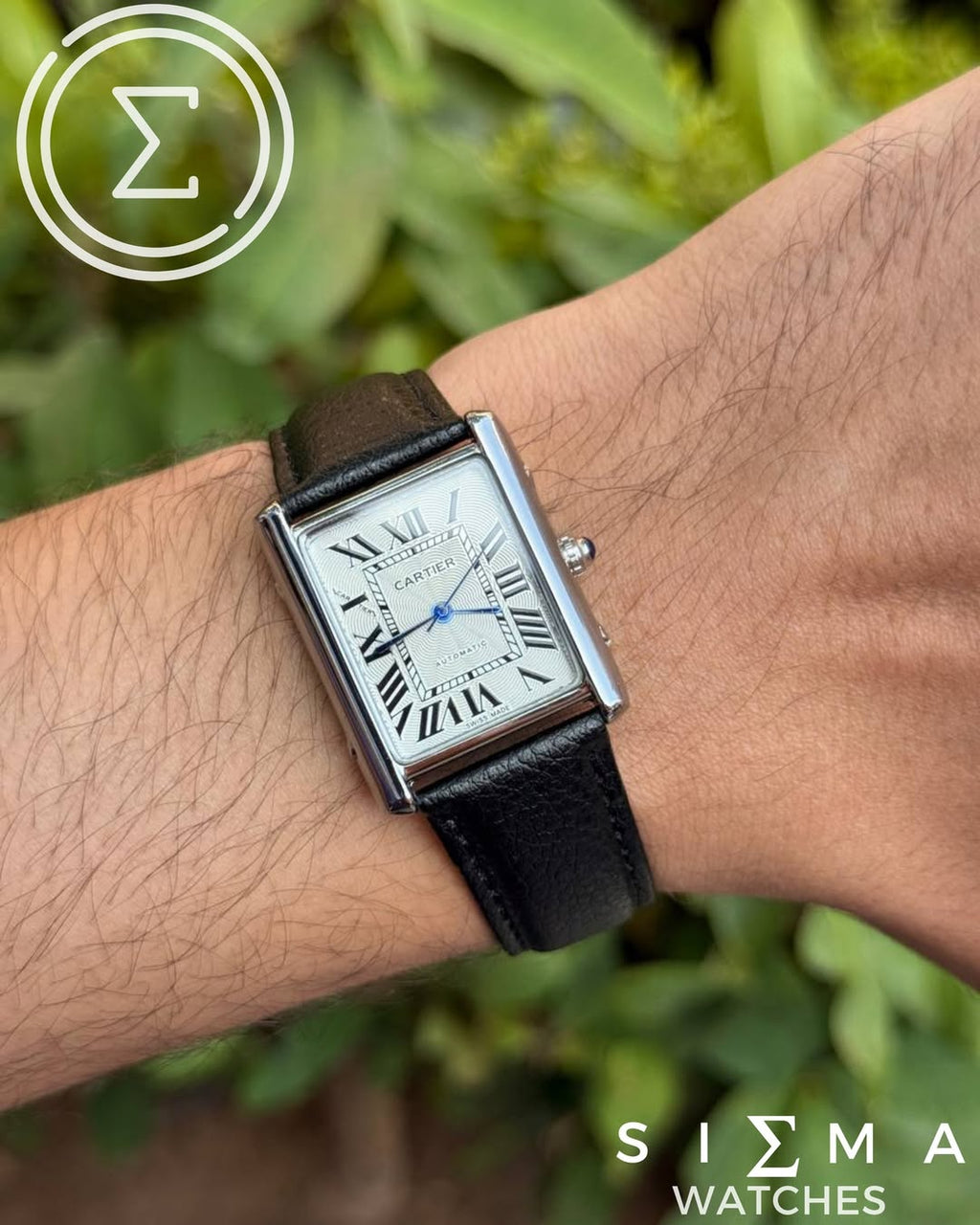 Cartier tank "black"