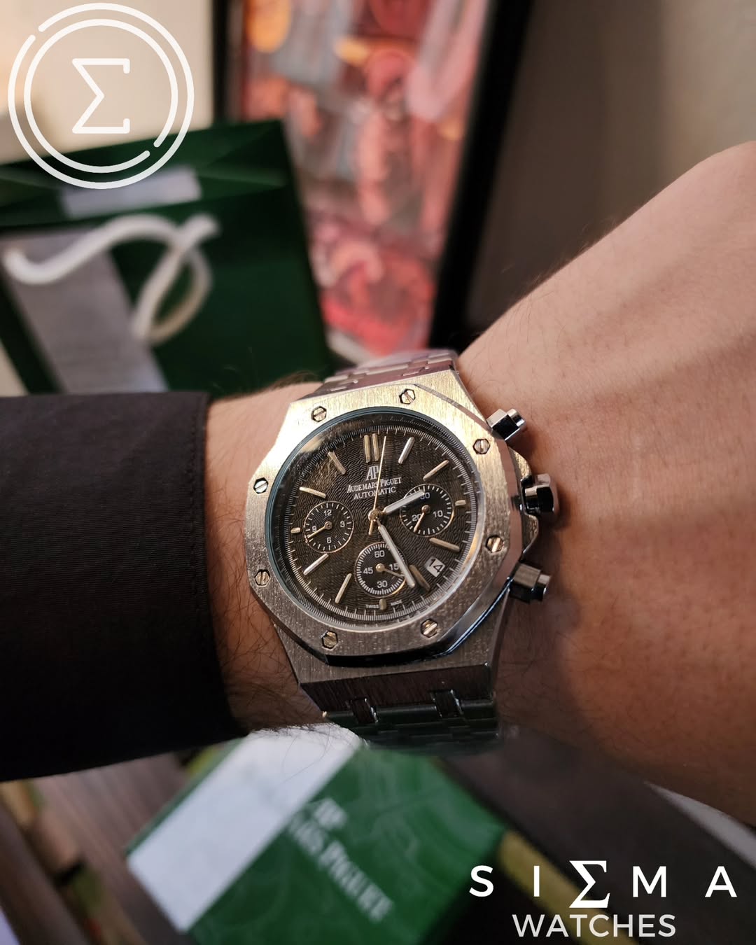 AP royal oak mono "chronograph"