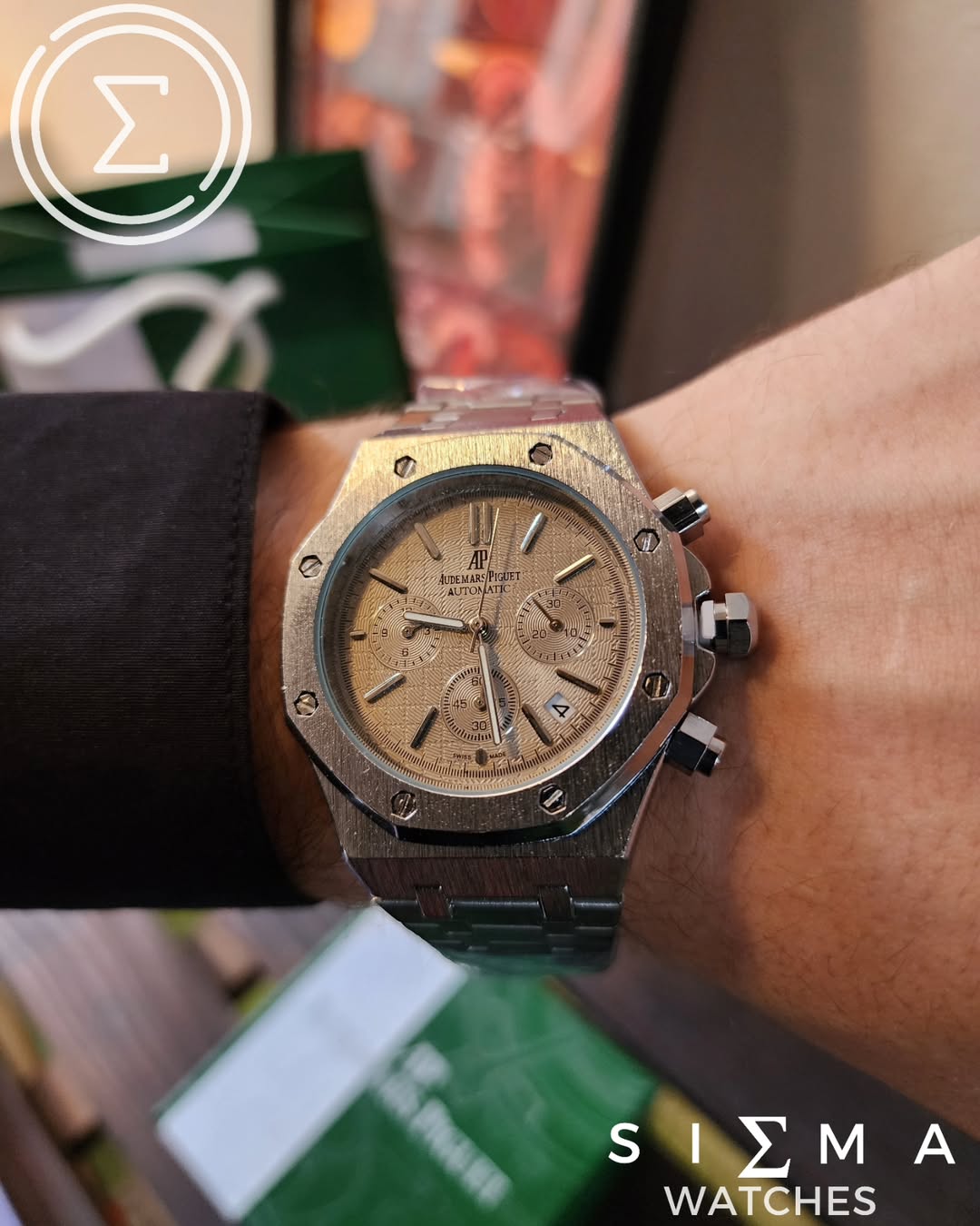 AP royal oak mono "chronograph"